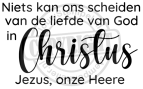 Niets kan ons scheiden CHRISTUS 7x4-39cm copy